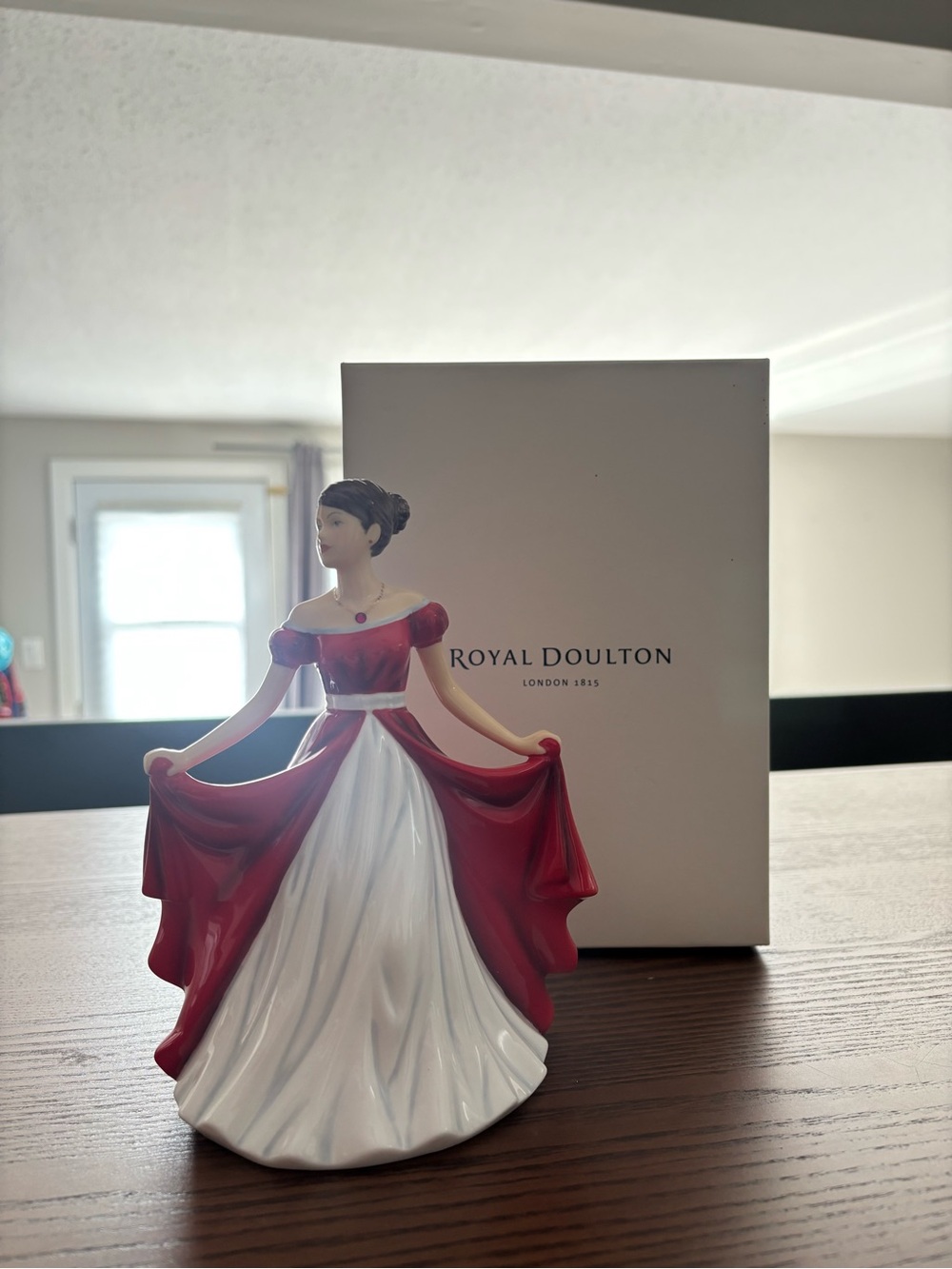 Royal Doulton July Ruby birthstone figurine